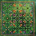 Click/tap for more details of Flower Magick (cross stitch) by Carolyn Manning