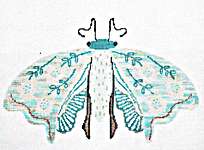 Click for more details of Flower Moth II (cross stitch) by The Wishing Thorn