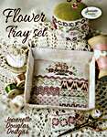 Click for more details of Flower Tray Set (cross stitch) by Jeannette Douglas