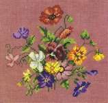Click for more details of Flowers and Berries (cross stitch) by Eva Rosenstand