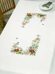 Click/tap for more details of Flowers (cross stitch) by Permin of Copenhagen