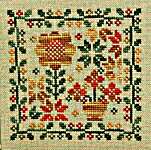 Click for more details of Flowers For Fall (cross stitch) by Little Stitch Girl