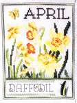 Click for more details of Flowers of the Month - April (cross stitch) by Stoney Creek