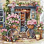 Click/tap for more details of Flowers Shop (cross stitch) by Luca - S