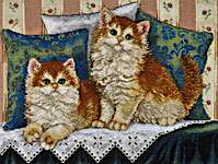 Click for more details of Fluffy Fellows (cross stitch) by Merejka