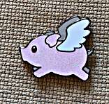 Click/tap for more details of Flying Pig Needleminder (tools) by Rebel Stitcher