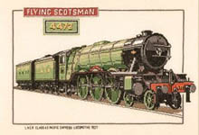 Click/tap for more details of Flying Scotsman (cross stitch) by Dave Shaw