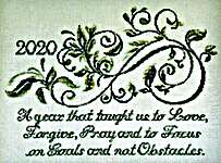 Click/tap for more details of Focus Year (cross stitch) by Keslyn's