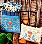 Click/tap for more details of Folk Birds (cross stitch) by Annie Beez Folk Art