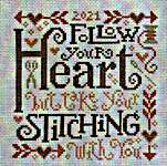 Click for more details of Follow Your Heart (cross stitch) by Silver Creek Samplers