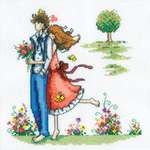 Click/tap for more details of For a Walk (cross stitch) by RTO