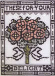 Click for more details of For your Delight (cross stitch) by Rosewood Manor