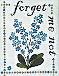 Click/tap for more details of Forget Me Not (cross stitch) by Hello from Liz Mathews