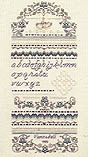 Click for more details of Forget Me Not Sampler (hardanger) by The Sweetheart Tree