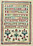 Click for more details of Forgive Anyway (cross stitch) by Monticello Stitches