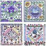 Click for more details of Four Seasons Garden Party (cross stitch) by Tempting Tangles Designs