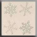 Click for more details of Four Snowflake Treasures (beads and treasures) by Mill Hill