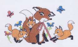 Click for more details of Fox Mother (cross stitch) by Permin of Copenhagen