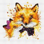 Click for more details of Foxes (cross stitch) by Luca - S