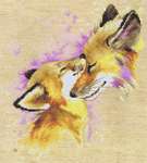 Click for more details of Foxes - Mother and Cub (cross stitch) by Luca - S