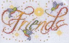 Click for more details of Friends (cross stitch) by Design Works