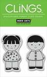 Click for more details of Friends Unmounted Cling Rubber Stamp (stamps) by Hero Arts