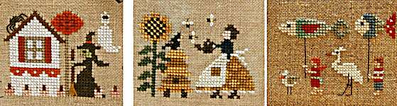 Click/tap for more details of Frills (cross stitch) by Heart in Hand