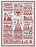 Click/tap for more details of Frises De Noel (Christmas Friezes) (cross stitch) by Jardin Prive