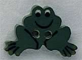 Click for more details of Frog Button (beads and treasures) by Mill Hill