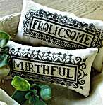 Click for more details of Frolicsome & Mirthful (cross stitch) by The Artsy Housewife