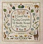 Click/tap for more details of From Nature To My Needle (cross stitch) by The Blue Flower