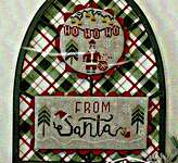 Click/tap for more details of From Santa (cross stitch) by Little Stitch Girl