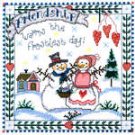 Click/tap for more details of Frosty Friendship (cross stitch) by Imaginating