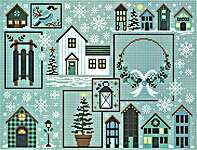 Click for more details of Frosty Nights (cross stitch) by Erin Elizabeth Designs