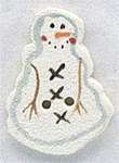 Click for more details of Frosty Snowman Button (beads and treasures) by Mill Hill