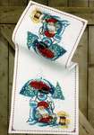 Click/tap for more details of Frozen Runner (cross stitch) by Permin of Copenhagen