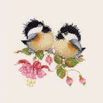 Click/tap for more details of Fuchsia Chick-Chat (cross stitch) by Valerie Pfeiffer