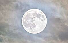 Click/tap for more details of Full Moon Blue -32 count Linen Evenweave (fabric) by Fabric Flair
