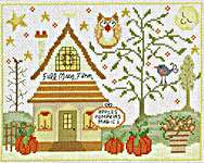 Click/tap for more details of Full Moon Farm (cross stitch) by Imaginating