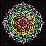Click for more details of Full Rainbow Mandala (cross stitch) by Shannon Christine