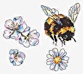 Click for more details of Furry Bumblebee (cross stitch) by Letistitch