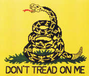 Click for more details of Gadsden Flag (cross stitch) by Stoney Creek