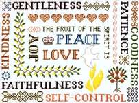 Click for more details of Galations 5:22 & 23 (cross stitch) by Imaginating