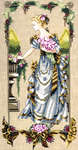 Click/tap for more details of Garden Beauty (cross stitch) by Mirabilia Designs