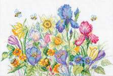 Click for more details of Garden Flowers (cross stitch) by RTO