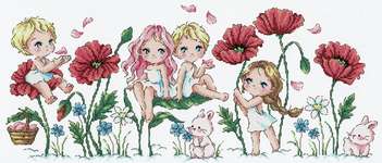 Click for more details of Garden on the Cloud (cross stitch) by Soda Stitch