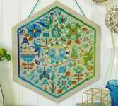 Click/tap for more details of Garden Party - Cool (cross stitch) by Satsuma Street