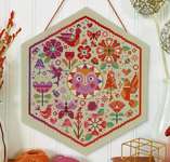 Click/tap for more details of Garden Party - Warm (cross stitch) by Satsuma Street