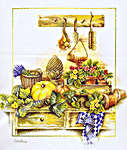 Click for more details of Garden Produce (cross stitch) by Lanarte