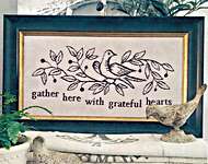Click/tap for more details of Gather Here (cross stitch) by Hello from Liz Mathews